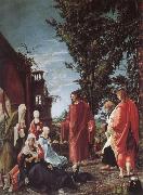 Albrecht Altdorfer Christ takes farval of their mother oil painting